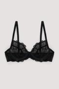 NA-KD Lingerie Klassisk ikke-linjet blonde-BH - Black