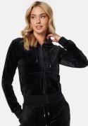 Juicy Couture Robertson Classic Velour Hoodie Black L