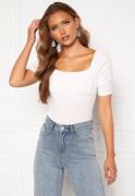 BUBBLEROOM Neija Short Sleeve Top White S