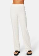 BUBBLEROOM Nora fine knitted trousers Cream XL