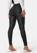 Happy Holly Freja push-up coated treggings Black 44S