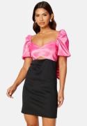 BUBBLEROOM Bow Dress Pink / Black 46