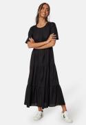 Happy Holly Tris Butterfly Sleeve Dress Black 48/50