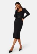 BUBBLEROOM Jacqueline Puff Dress Black XS