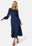 VILA Vienna Ravenna L/S Ankle Wrap Dress Navy Blazer 38