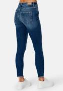 ONLY Blush Mid Ankle Raw Denim Medium Blue Denim L/30