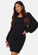 BUBBLEROOM Jayla smock dress Black XS