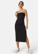 TOMMY JEANS Midi Bodycon Tube Dress BDS Black L