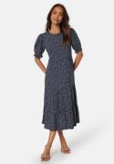 Happy Holly Tris Viscose Midi Dress Care Blue/Patterned 52/54