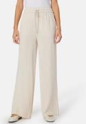 SELECTED FEMME Sflviva-Gulia HW  Linen Pant Sandshell 36