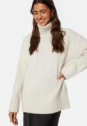 Pieces Nancy Loose Roll Neck Birch XS