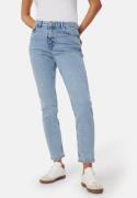 Pieces Pcbella High Waist tap ank jeans Light Blue Denim 28/32