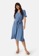 VILA Vimoashly S/S Midi dress Cornflower blue 40