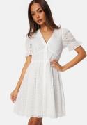 BUBBLEROOM Nettie Broderi Anglaise Dress White 40