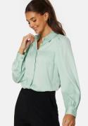 BUBBLEROOM Nicole Puff Sleeve Shirt Dusty green 46