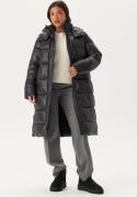 BUBBLEROOM Semi Shiny Long Padded Jacket Black M