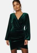 Bubbleroom Occasion Leija Velvet Dress Dark green S