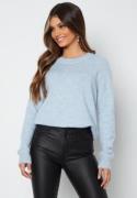 SELECTED FEMME Slflulu LS Knit O-Neck Blue S