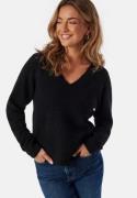 SELECTED FEMME Slflulu New Ls Knit V-neck B Black XL