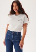 GANT Reg Script Ss T-shirt EGGSHELL XS