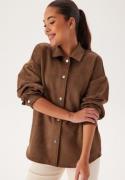 VILA Vifaddy L/S SHIRT SHIRT SHIRT  Fondue Fudge 34