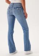 ONLY Onlblush Mw Back Pock Fla  Medium Blue Denim S/30