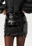 ONLY Onlnancy Sequin Skirt Black L