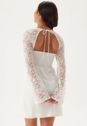 Bubbleroom Occasion Lace Sleeve Bustier Dress White 42