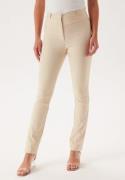 BUBBLEROOM Everly High Waist Stretchy Trousers Light beige 38