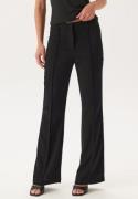 BUBBLEROOM Flared Structured Suit Trousers Black 38