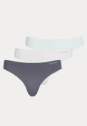 Calvin Klein Thong 3pk Shark/Wind Chime/Moonlight Jade S