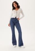 BUBBLEROOM High Flare Superstretch Jeans Medium blue 38