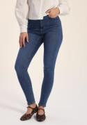 BUBBLEROOM High Full length Superstretch Jeans Medium blue 40