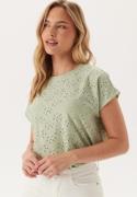 ONLY ONLSMILLA S/S TOP  Frosty Green XS