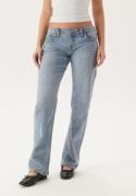 True Religion Sarah Low Rise Straight Light Wash 26