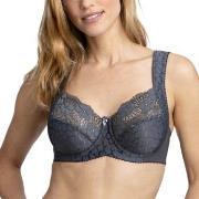 Miss Mary Jacquard And Lace Underwire Bra BH Mørkgrå  C 85 Dame