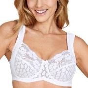 Miss Mary Jacquard And Lace Underwire Bra BH Hvit C 75 Dame