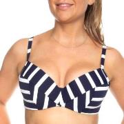 Femilet Indiana Bikini Top Moulded Hvit/Marine polyamid C 75 Dame