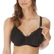 Freya BH Pure Underwire Moulded Nursing Bra Svart nylon E 90 Dame