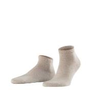 Falke Strømper 2P Happy Sneaker Socks Sand bomull Str 39/42 Herre