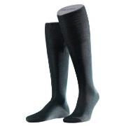 Falke Strømper No. 4 Knee-high Svart silke Str 39/40 Herre