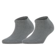 Falke Strømper 2P Women Casual Happy Sneaker Sock Grå Str 39/42 Dame