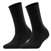 Falke Strømper 2P Women Casual Happy Sock Svart Str 35/38 Dame