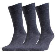 Amanda Christensen Strømper 3P Grade Merino Wool Sock Mørkgrå  Str 47/...