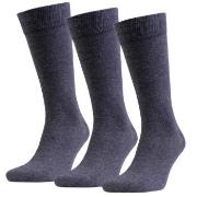 Amanda Christensen Strømper 3P True Combed Cotton Sock Antracit Str 39...