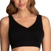 Anita Lotta Bralette BH Svart nylon X-Large Dame