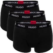 HUGO 3P Triplet Trunk Svart bomull Large Herre