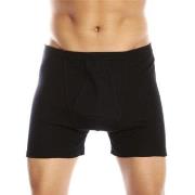 JBS Basic Fly Boxer Svart bomull X-Large Herre