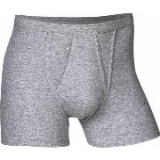 JBS Basic Fly Boxer Grå bomull XX-Large Herre