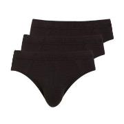 Jockey 3P Cotton Plus Brief Svart Small Herre